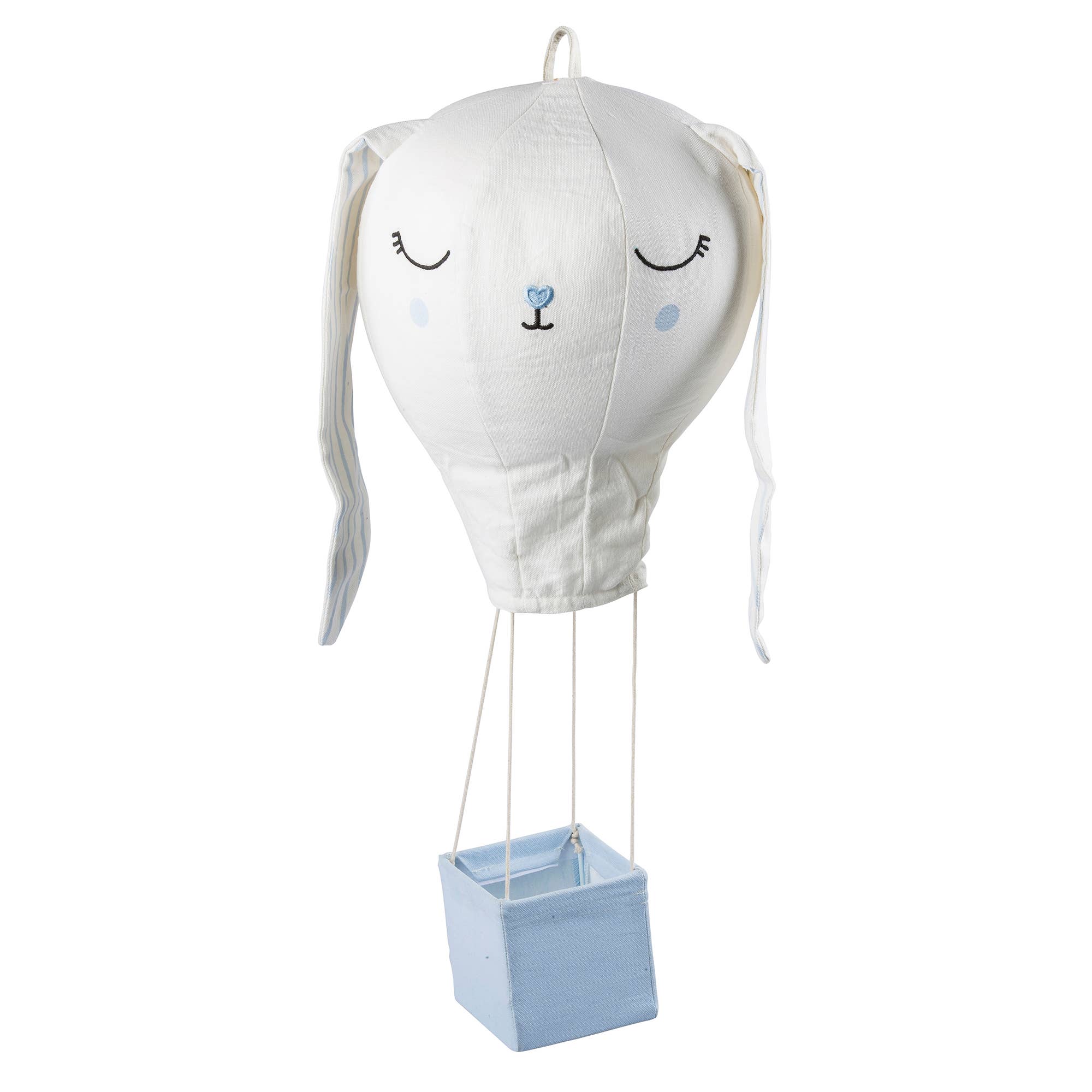 Bunny Blue Hot Air Balloon Mobile - Twinkle Twinkle Little One
