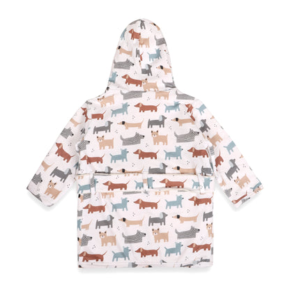 Dog Baby Hooded Organic Jersey Bathrobe - Twinkle Twinkle Little One