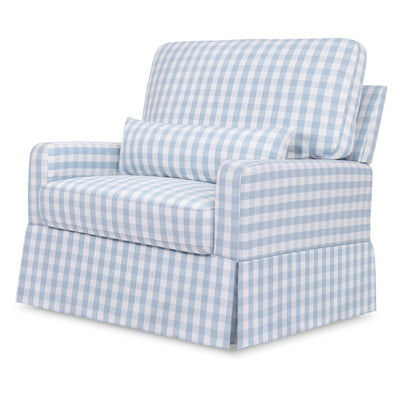 Namesake Crawford Pillowback Chair and a Half Comfort Swivel Glider