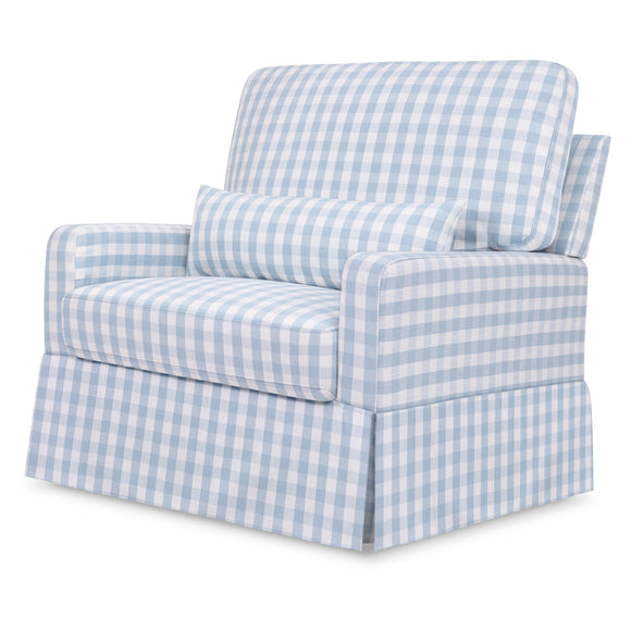 Namesake Crawford Pillowback Chair and a Half Comfort Swivel Glider - Twinkle Twinkle Little One