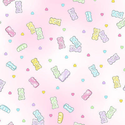 Candy Bears Lace Trim Flip-Footie - Twinkle Twinkle Little One