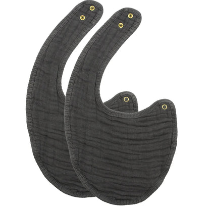 Lou Lou & Company Solid Cloud Muslin Bib 2 Pack - Twinkle Twinkle Little One