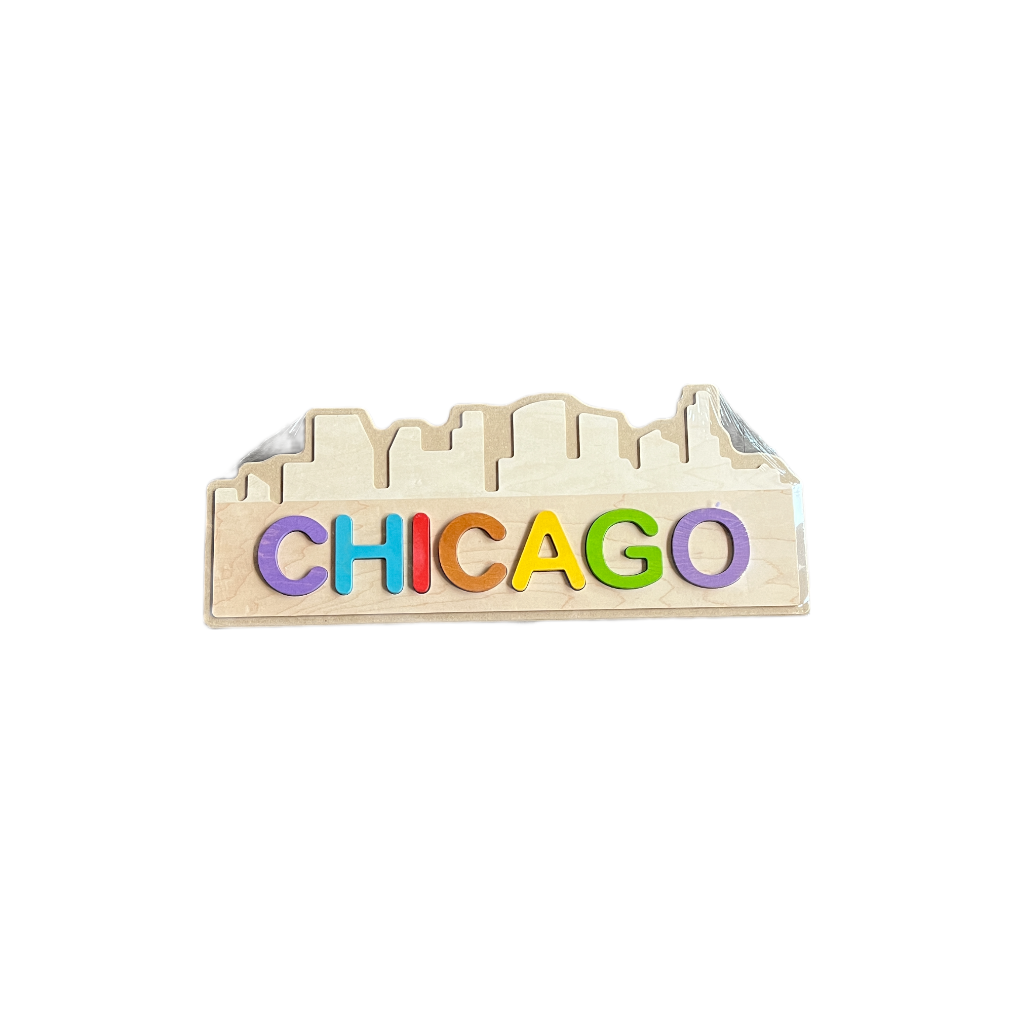 Chicago Wooden Puzzle - Skyline Landscape - Twinkle Twinkle Little One