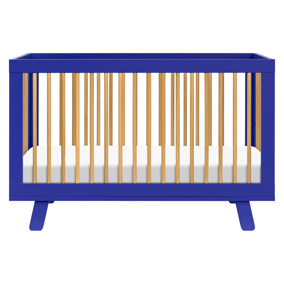 Buy cobalt-honey Hudson 3-in-1 Convertible Crib with Toddler Bed Conversion Kit