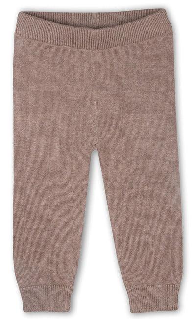 Shawl Collar Cable Knit Baby Cardigan Sweater & Pant Set - Stone & Cocoa Heather - Twinkle Twinkle Little One