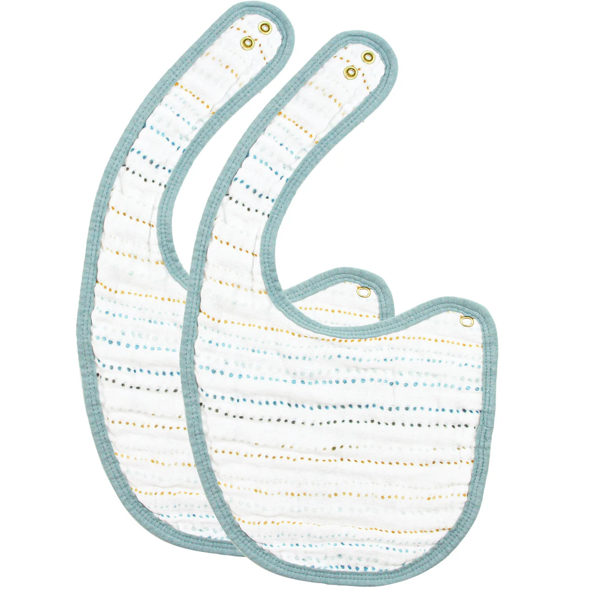 Lou Lou & Company Pattern Cloud Muslin Bib 2 Pack - Twinkle Twinkle Little One