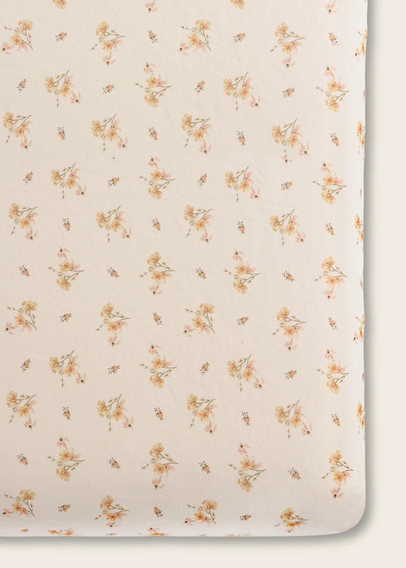 Dainty Floral Crib Sheet