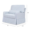 Namesake Crawford Pillowback Chair and a Half Comfort Swivel Glider - Twinkle Twinkle Little One