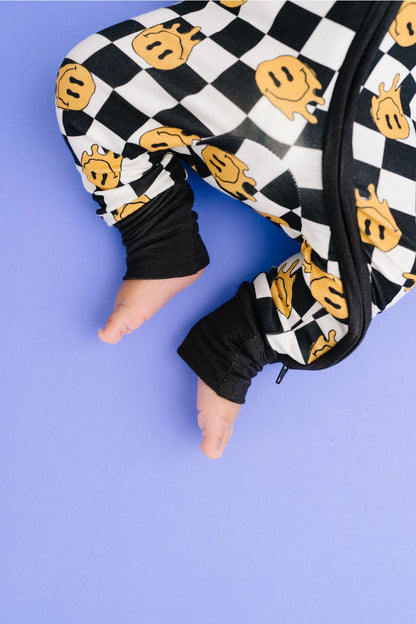 Retro Smiley Bamboo Sleeper - Twinkle Twinkle Little One