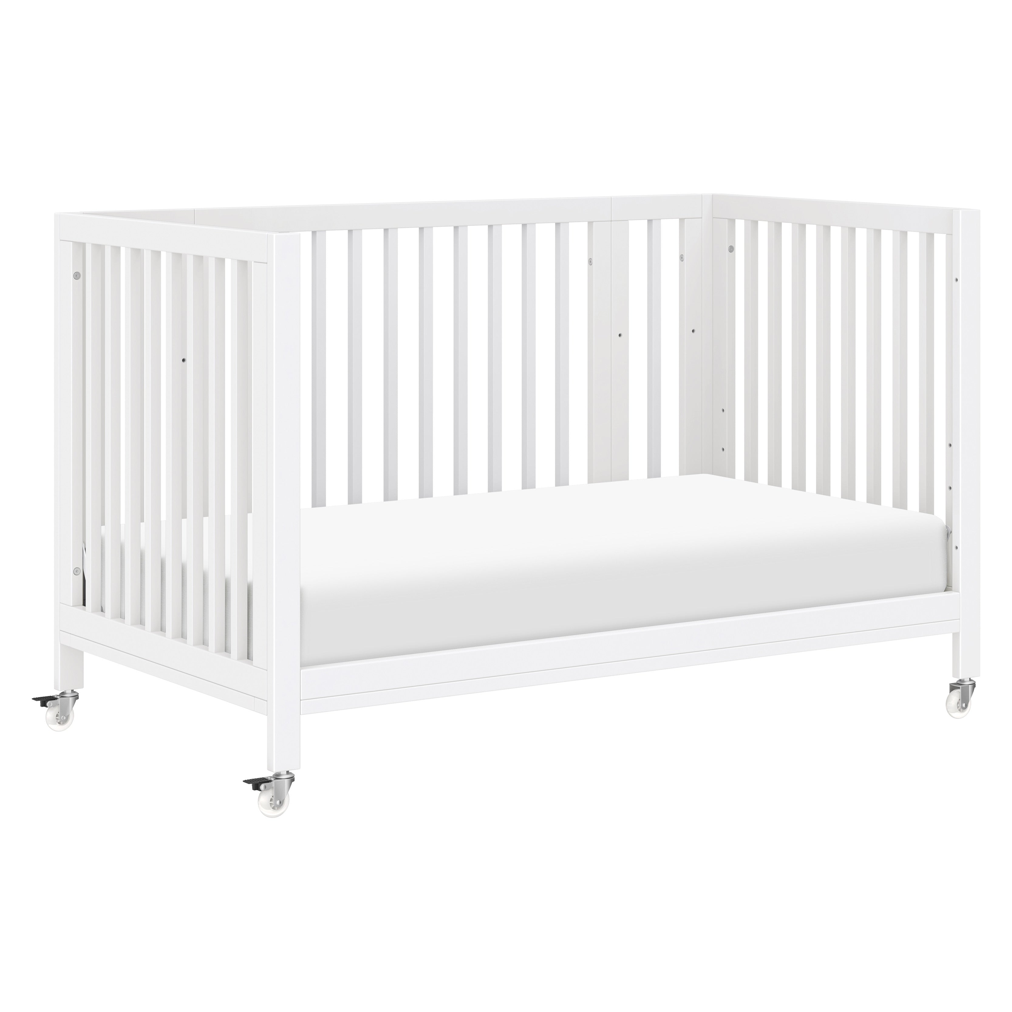 Babyletto Rolli 9-in-1 Convertible All-Stages Crib with Bassinet & Toddler Bed Conversion Kits