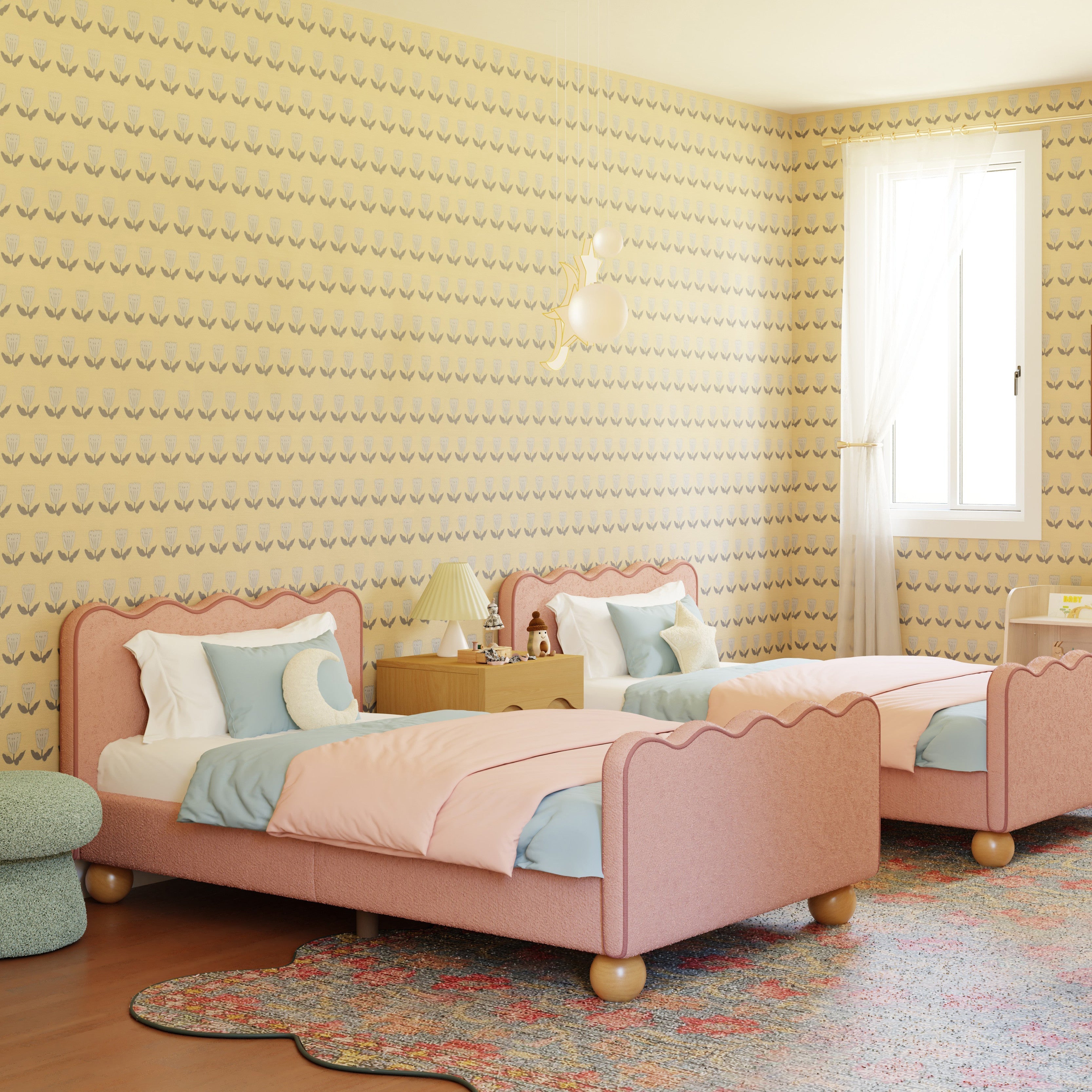 Babyletto Rizo Twin Bed - Twinkle Twinkle Little One