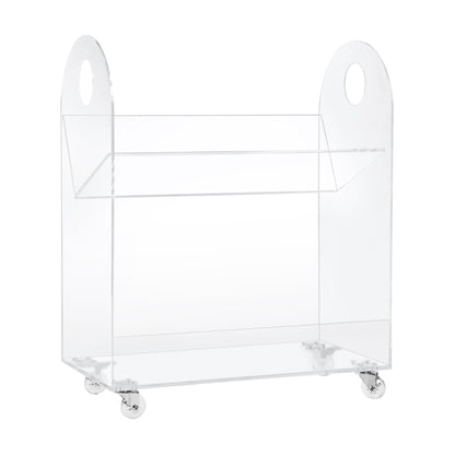 Babyletto Presto Acrylic Bookcase and Cart