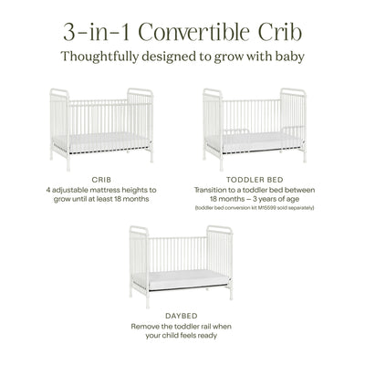 Namesake Abigail 3-in-1 Convertible Crib