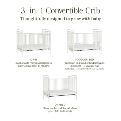 Namesake Abigail 3-in-1 Convertible Crib