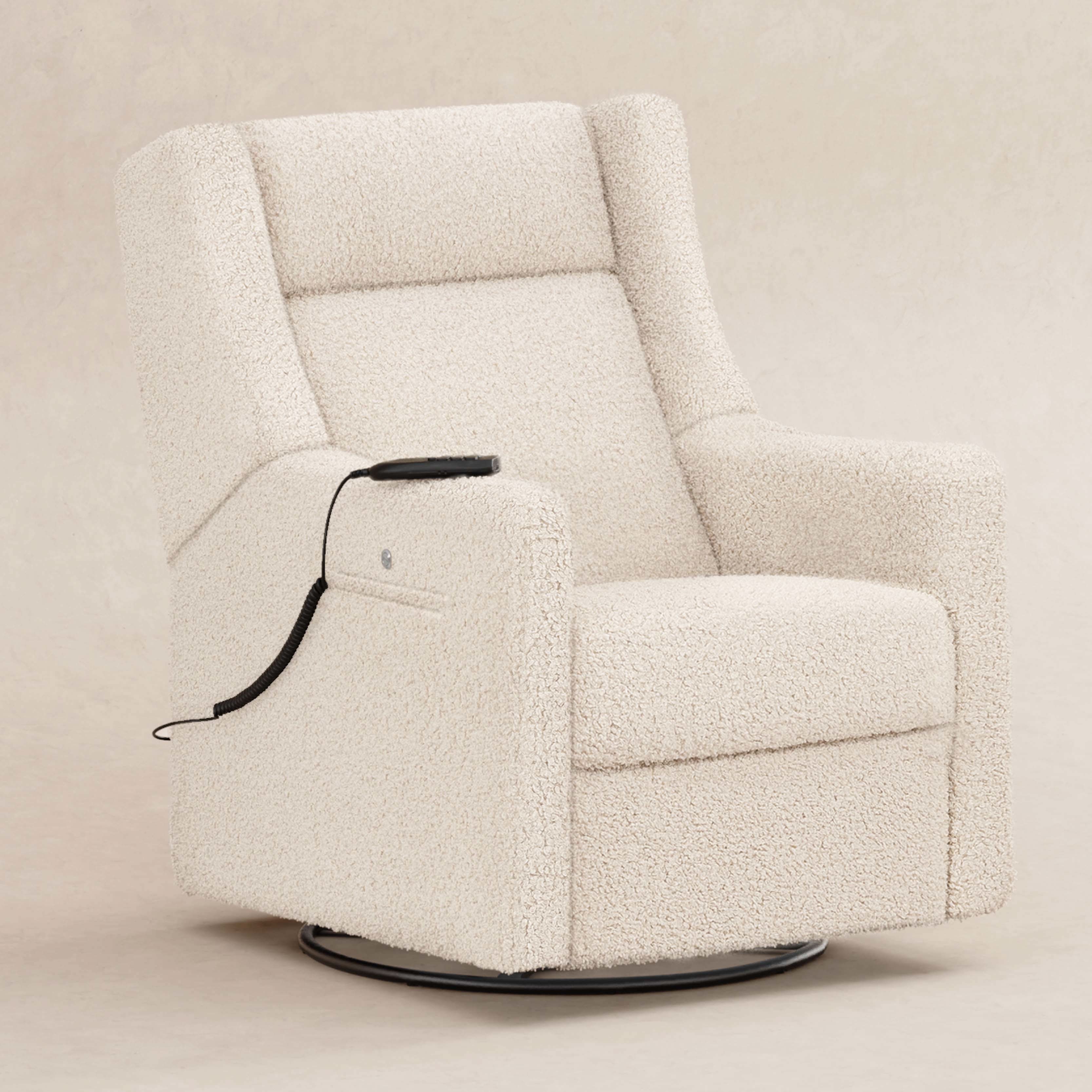 Babyletto Kiwi Deluxe Power Recliner & Swivel Glider with Heat and Massage
