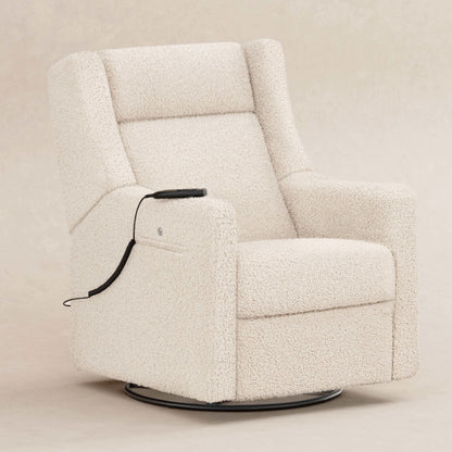 Babyletto Kiwi Deluxe Power Recliner & Swivel Glider with Heat and Massage