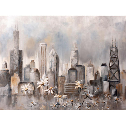 Downtown Daisies Stretched Canvas Wall Art - Twinkle Twinkle Little One