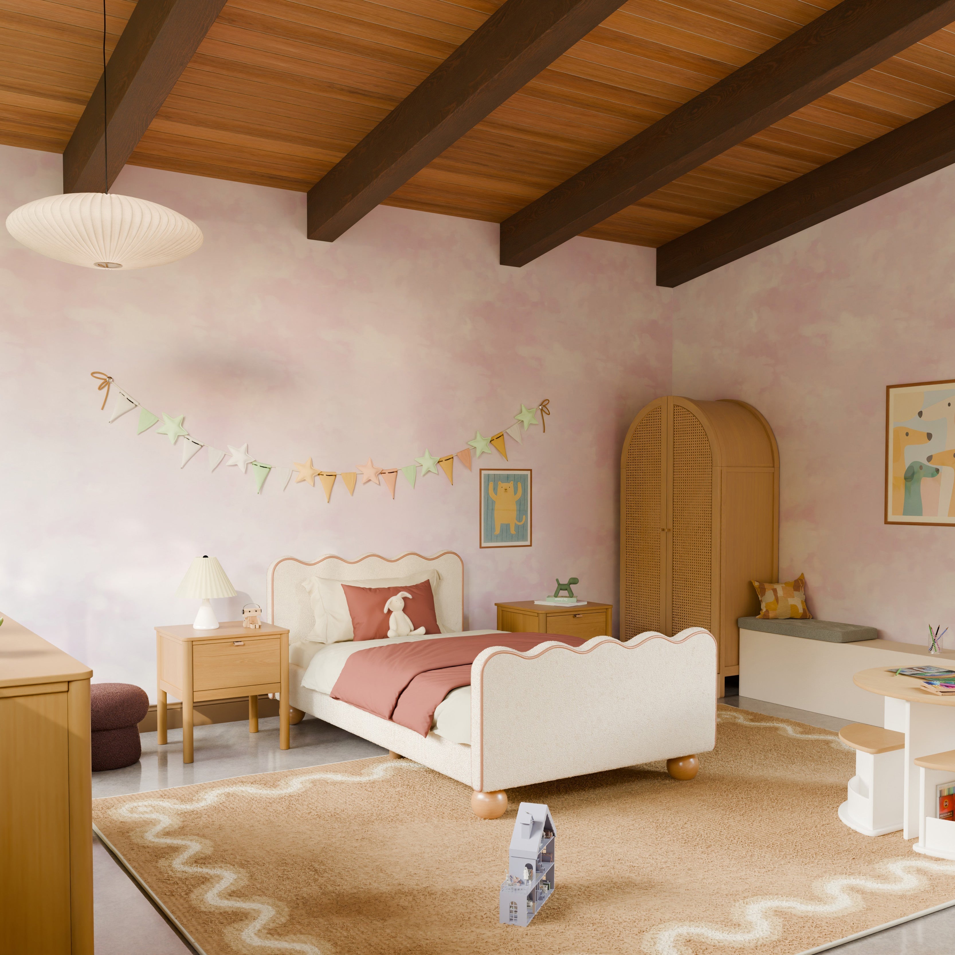 Babyletto Rizo Twin Bed - Twinkle Twinkle Little One