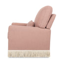 Namesake Crawford Pillowback Comfort Swivel Glider | Boucle with Tassel Fringe-6