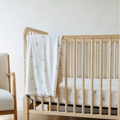 Minky Stretch Luxe Crib Sheet - Twinkle Twinkle Little One