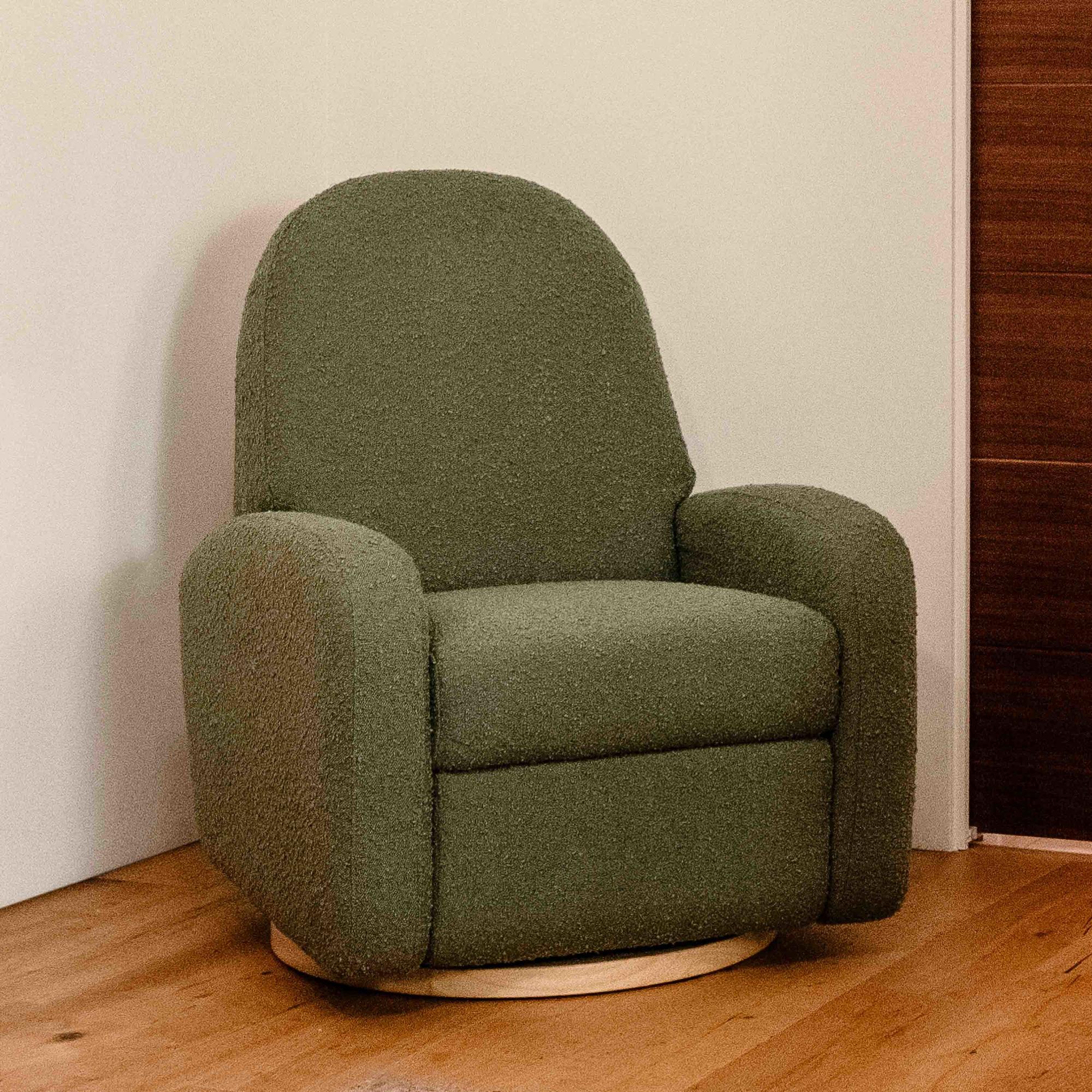 Babyletto Nami Electronic Recliner and Swivel Glider Recliner with USB port