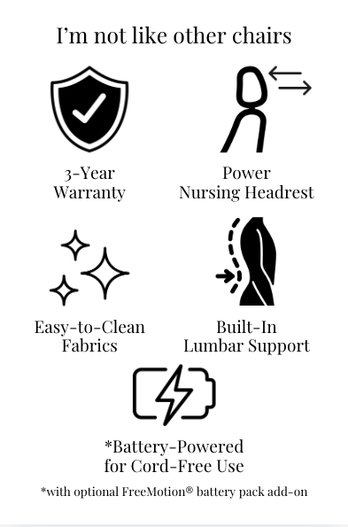 Range Power Recliner with Power Tilt Headrest - Twinkle Twinkle Little One