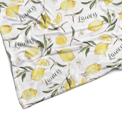 Sugar + Maple Plush Minky Fleece Personalized Blanket | Easy Peezy - Twinkle Twinkle Little One