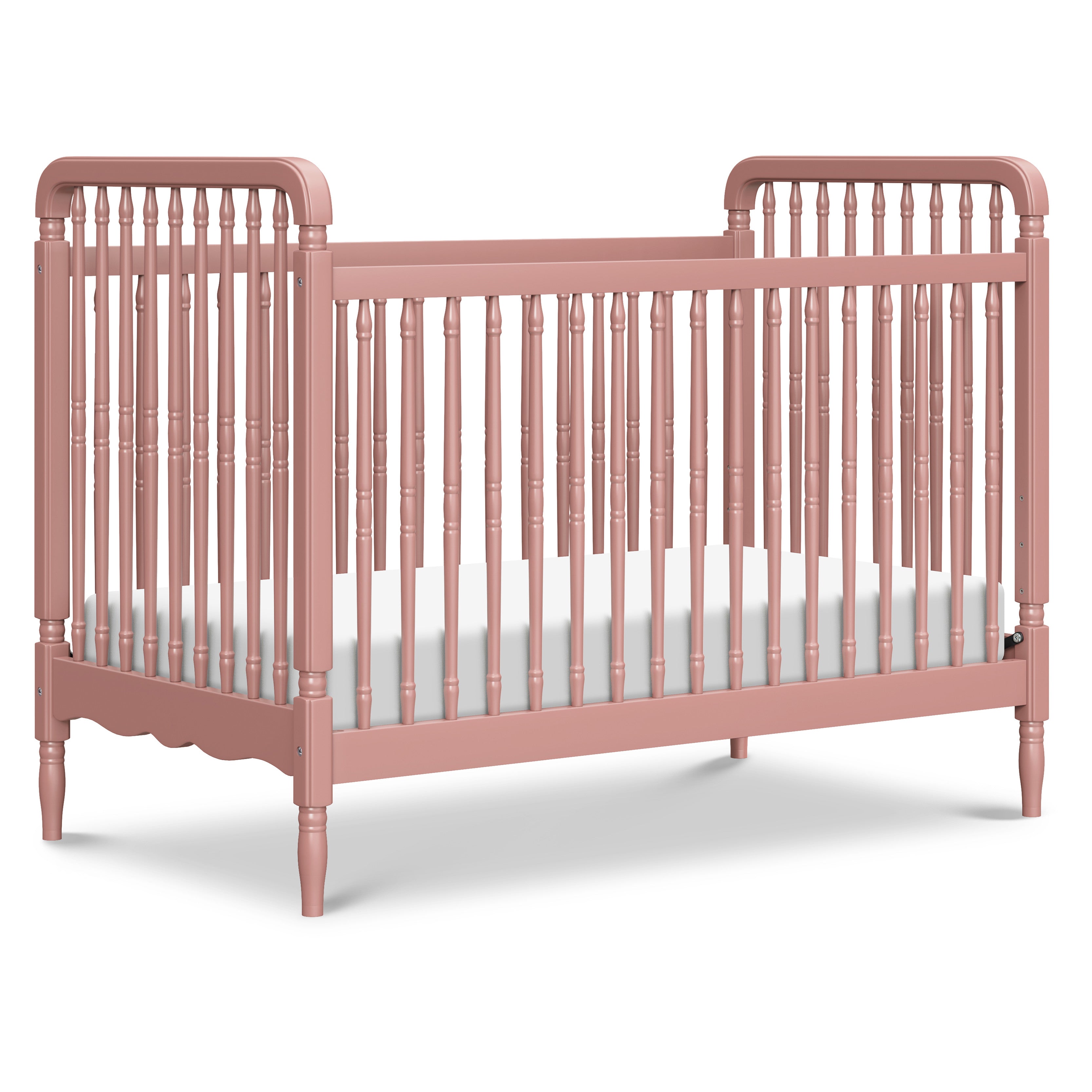 Namesake Liberty 3-in-1 Convertible Spindle Crib with Toddler Bed Conversion Kit