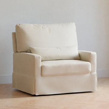 Namesake Crawford Pillowback Chair and a Half Comfort Swivel Glider - Twinkle Twinkle Little One