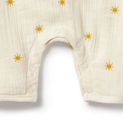 Sunshine Organic Crinkle Growsuit - Twinkle Twinkle Little One