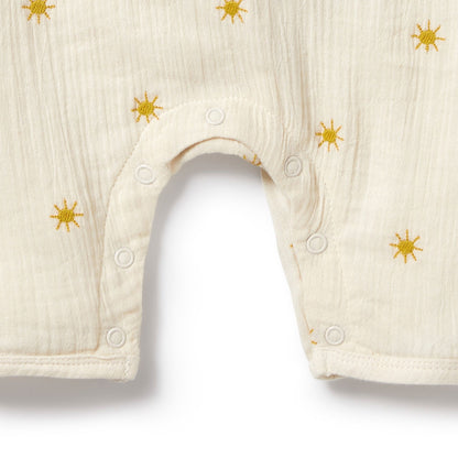 Sunshine Organic Crinkle Growsuit - Twinkle Twinkle Little One