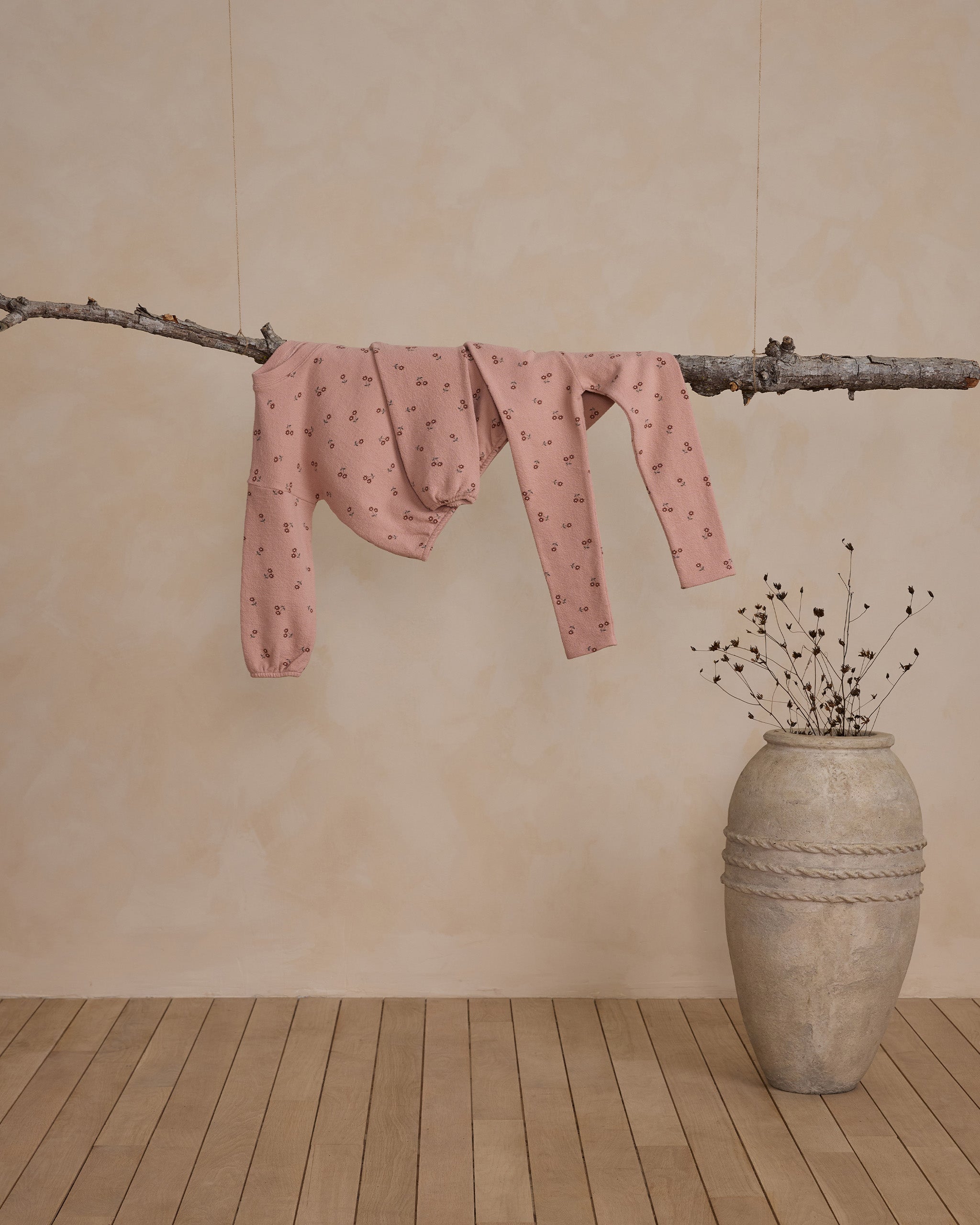 Rylee + Cru Spongey Knit Set - Blossom - 0