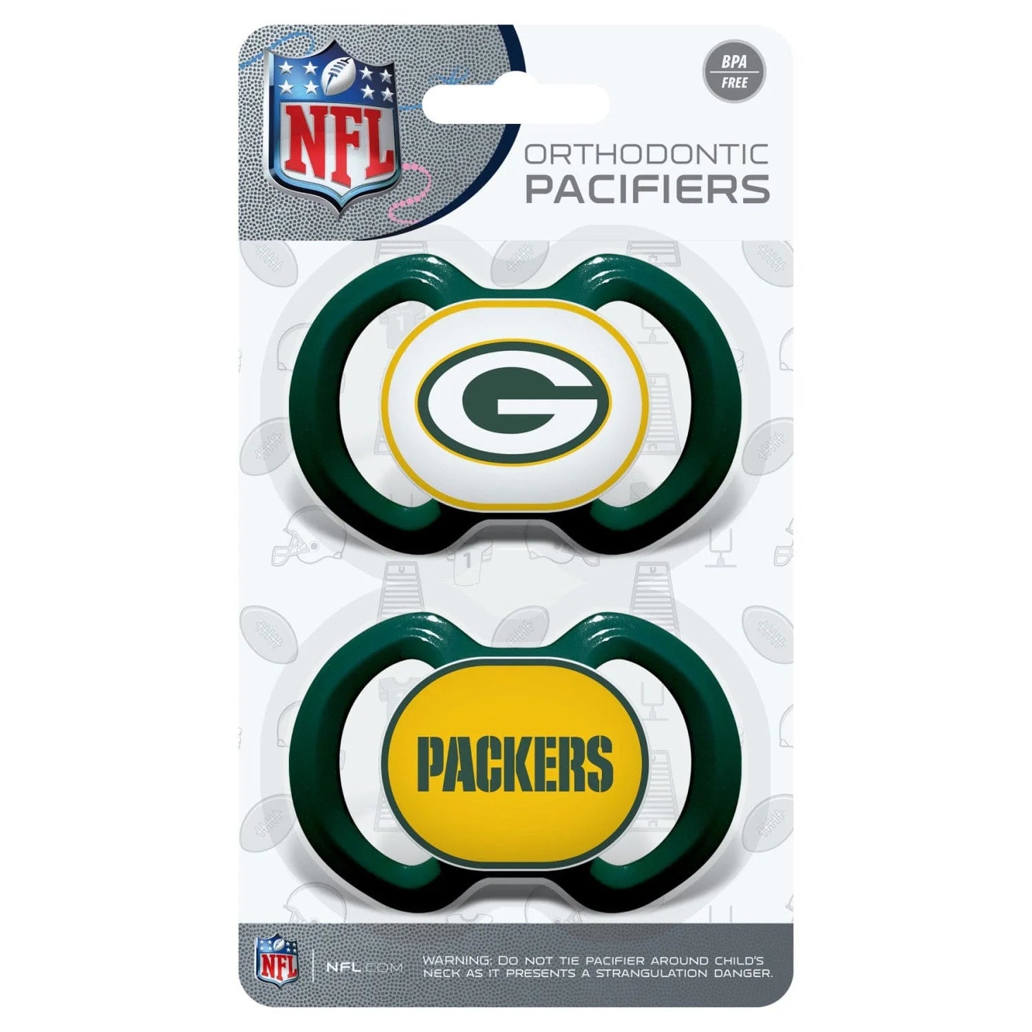 Green Bay Packers - Pacifier 2-Pack - Twinkle Twinkle Little One