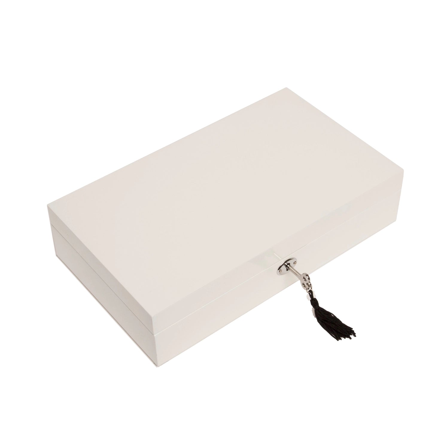 White Stackable High-Gloss Jewelry Box - Twinkle Twinkle Little One