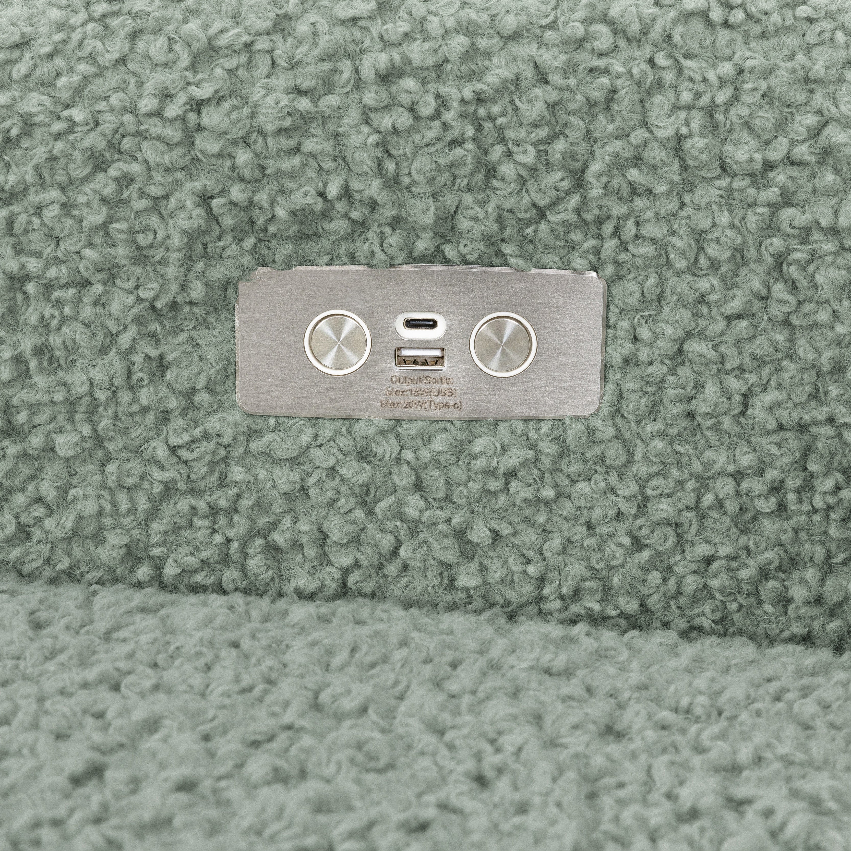 Babyletto Kiwi Electronic Recliner and Swivel Glider with USB port