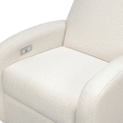 Babyletto Nami Electronic Recliner and Swivel Glider Recliner with USB port