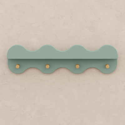 Babyletto Lido Wave Bookshelf with Hooks