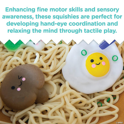 Foodie Fidgets Ramen Noodles and Toppings Fidgets for Kids - Twinkle Twinkle Little One