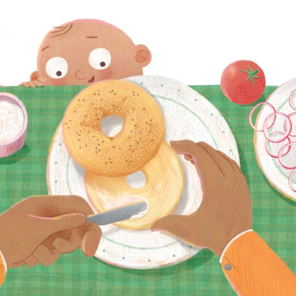 Oh My Nosh!: What Shape Is Your Bagel? A First Book of Jewish Food - Twinkle Twinkle Little One