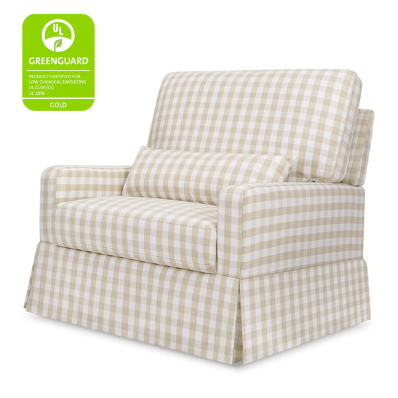 Namesake Crawford Pillowback Chair and a Half Comfort Swivel Glider - Twinkle Twinkle Little One