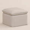 Babyletto Cali Storage Ottoman in Eco-Performance Fabric | Water Repellent & Stain Resistant - Twinkle Twinkle Little One