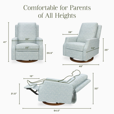 Morris & Co. x Namesake Crewe Recliner and Swivel Glider