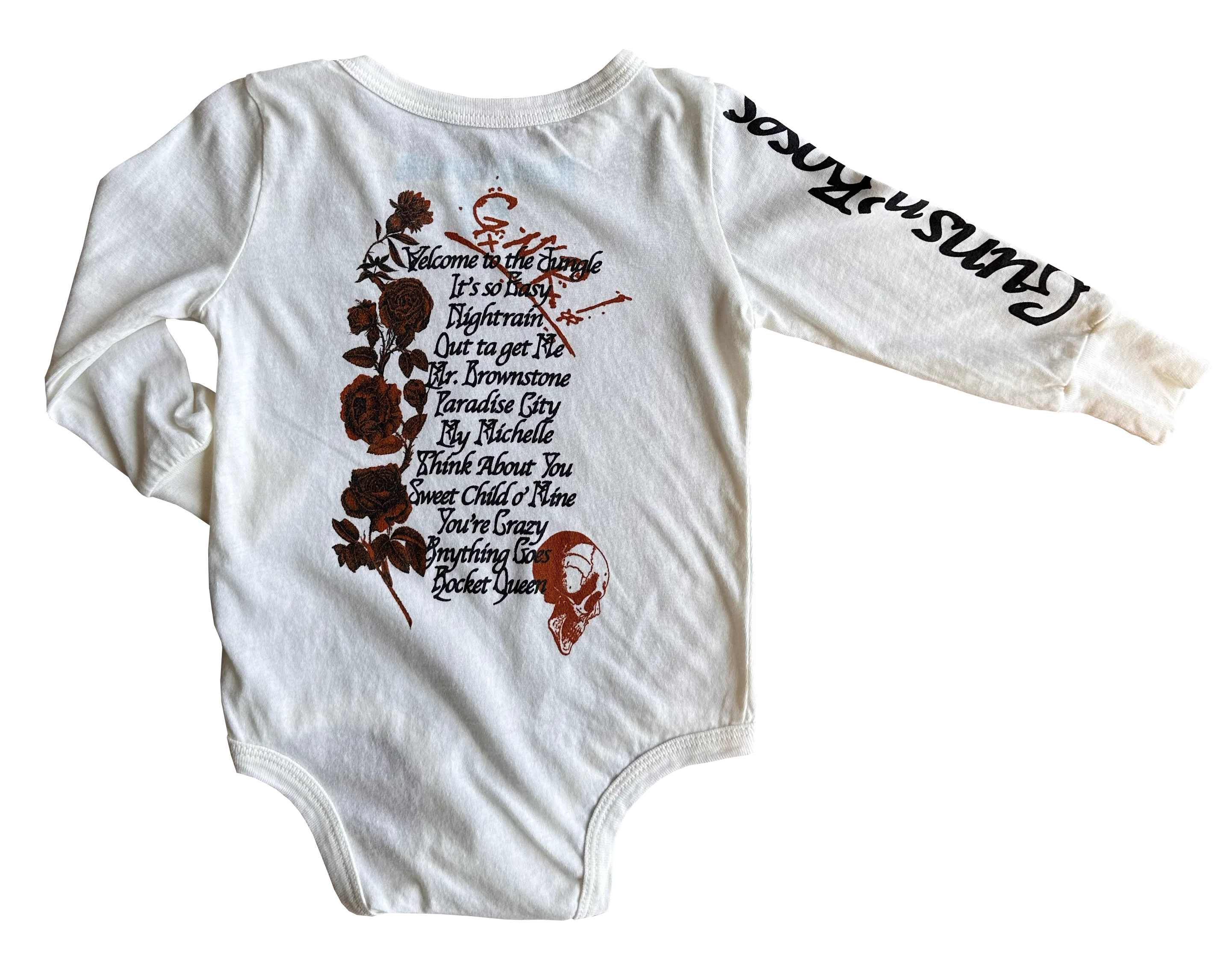 Guns N Roses Appetite for Destruction Long Sleeve Onesie - 0