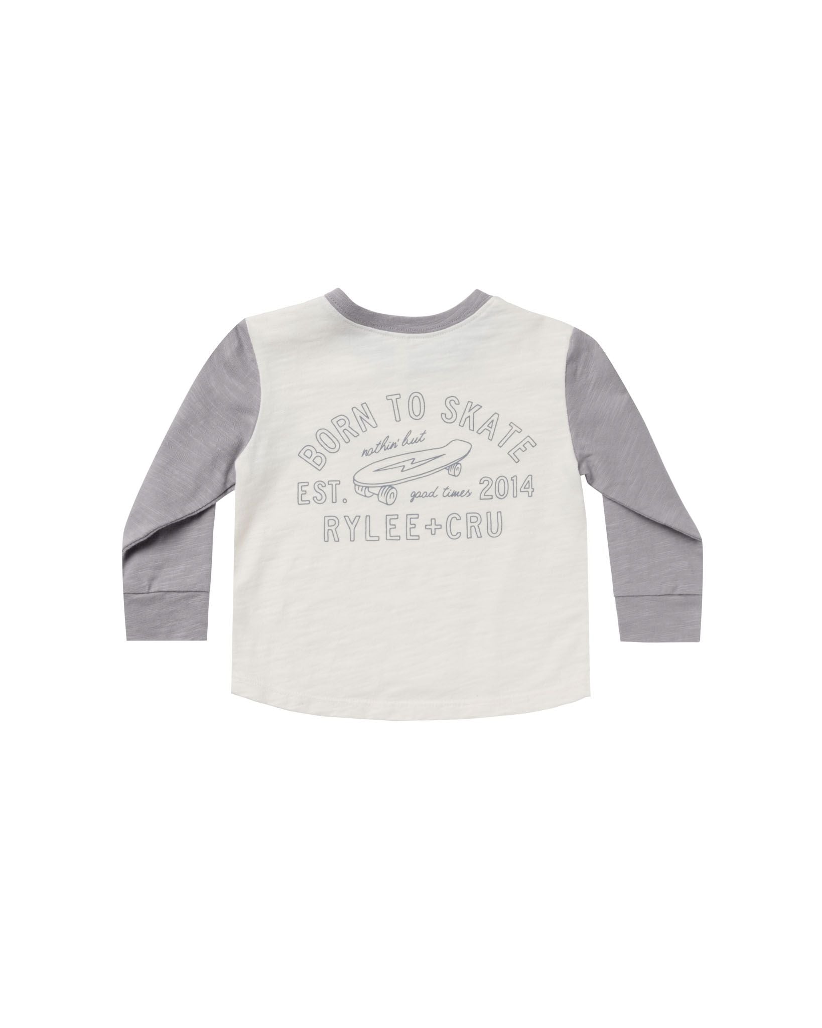 Rylee + Cru Born to Skate Long Sleeve Tee & Cru Pant Set - Twinkle Twinkle Little One