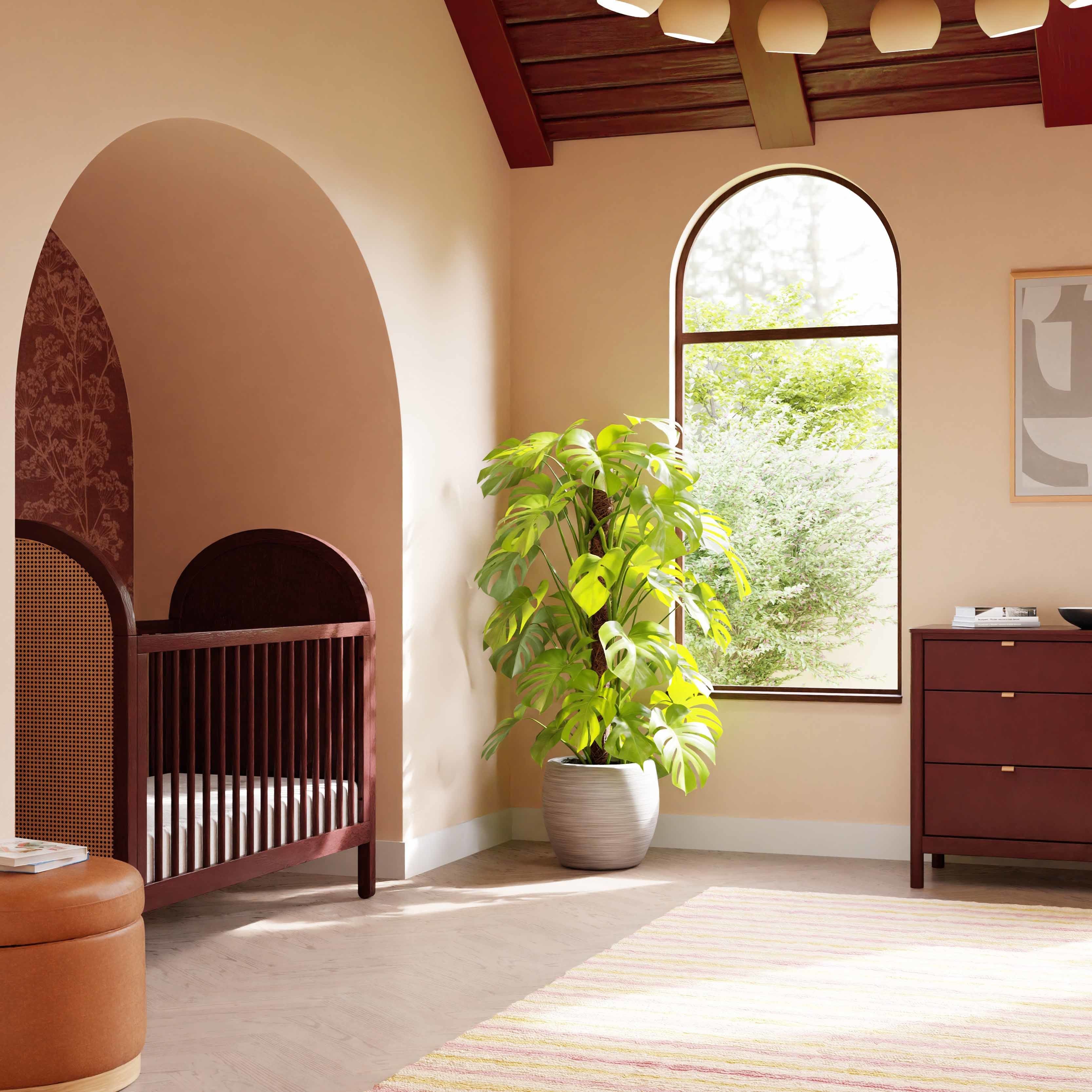 Babyletto Bondi Cane 3-in-1 Convertible Crib with Toddler Bed Conversion Kit - Twinkle Twinkle Little One