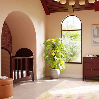 Babyletto Bondi Cane 3-in-1 Convertible Crib with Toddler Bed Conversion Kit - Twinkle Twinkle Little One