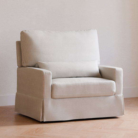 Namesake Crawford Pillowback Chair and a Half Comfort Swivel Glider - Twinkle Twinkle Little One
