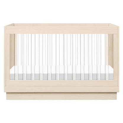 Babyletto Harlow Acrylic 3-in-1 Convertible Crib with Toddler Bed Conversion Kit
