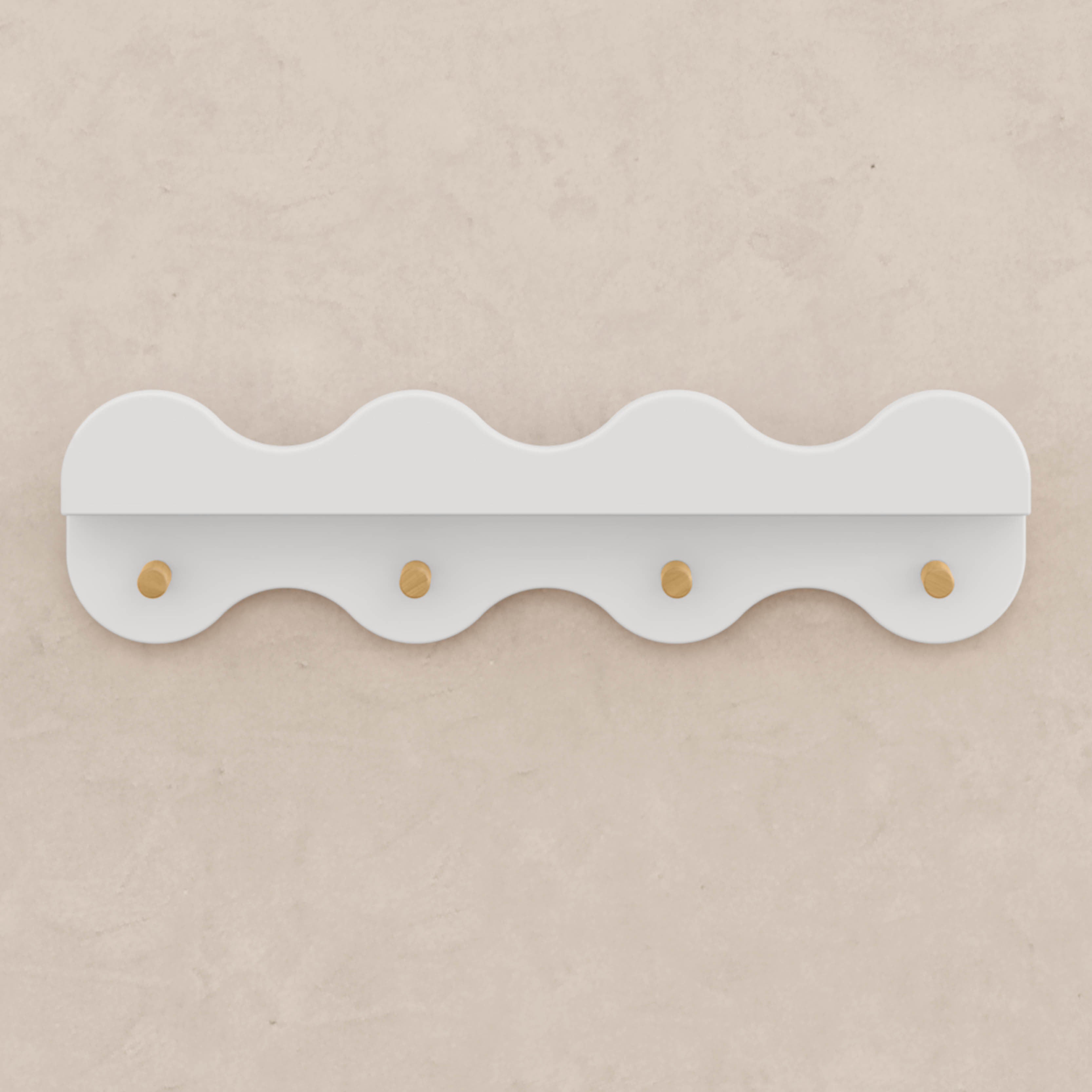 Babyletto Lido Wave Bookshelf with Hooks