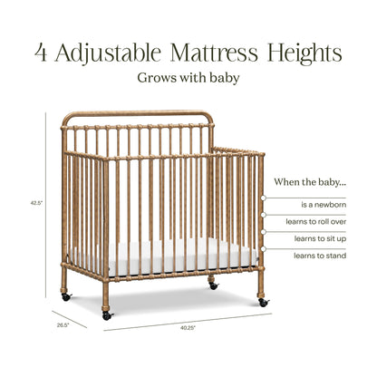 Namesake Winston 4-in-1 Convertible Mini Crib